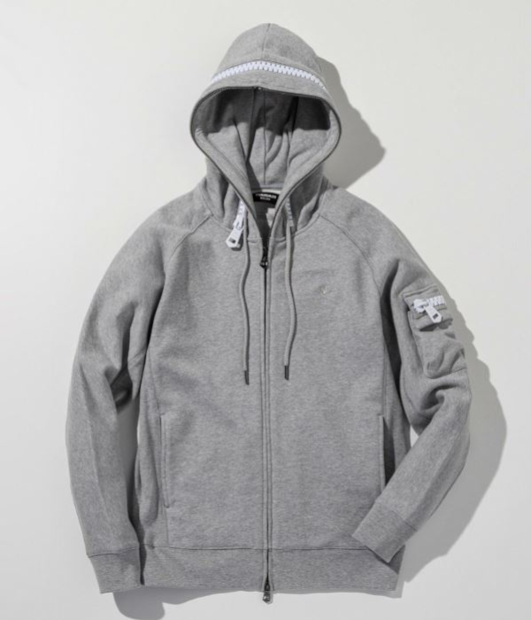 1PIU1UGUALE3 RELAX セットアップ メンズ ビッグファスナーカーゴ