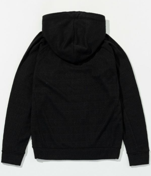 1PIU1UGUALE3 RELAX セットアップ メンズ ブラックジャガード ジャージ