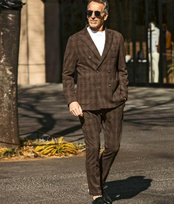 1PIU1UGUALE3 リブスーツ セットアップ 1PIU1UGUALE3 RELAX セットアップ メンズ ダブル スーツ 上下セット