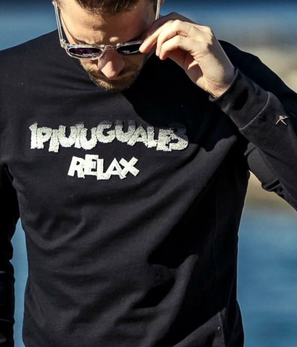 1PIU1UGUALE3 RELAX グラデーション3DロゴTシャツ 長袖 ロンT 1PIU1UGUALE3 RELAX グラデーション3DロゴロングTシャツ 長袖