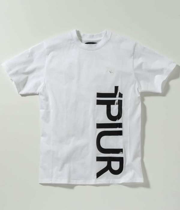 縦ロゴ半袖Tシャツ カットソー 1PIU1UGUALE3 RELAX カジュアル スポーツ ウノピゥ...