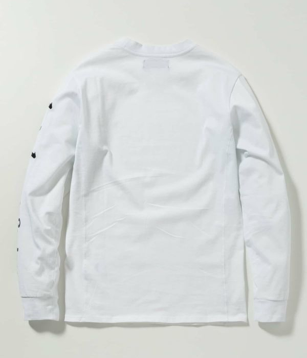 1PIU1UGUALE3 RELAX スリーブロゴロングTシャツ 長袖 ロンT
