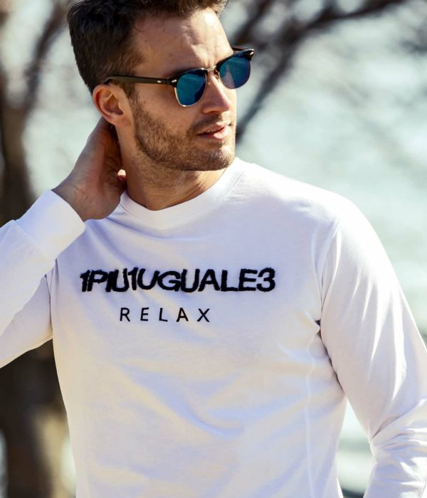 【1PIU1UGUALE3 RELAX】ボア ロゴ刺繍 ロングTシャツ 楽天市場】1PIU1UGUALE3 RELAX ボアロゴ刺繍ロングTシャツ／ウノ