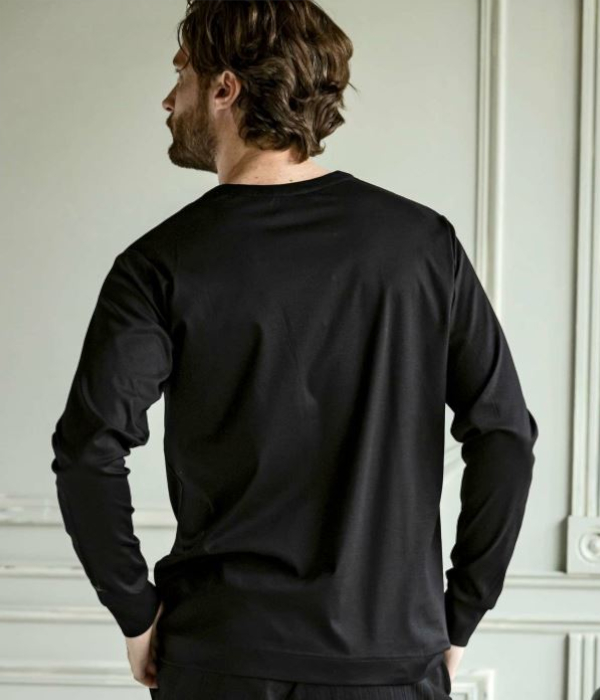 1PIU1UGUALE3 RELAX ダブルシルケットヘンリーネックTシャツ 長袖