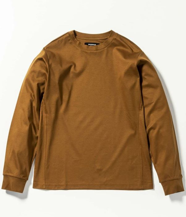【1PIU1UGUALE3 RELAX】ダブルシルケット ロング Tシャツ SHIFFON｜1PIU1UGUALE3 RELAX ダブルシルケットロングTシャツ