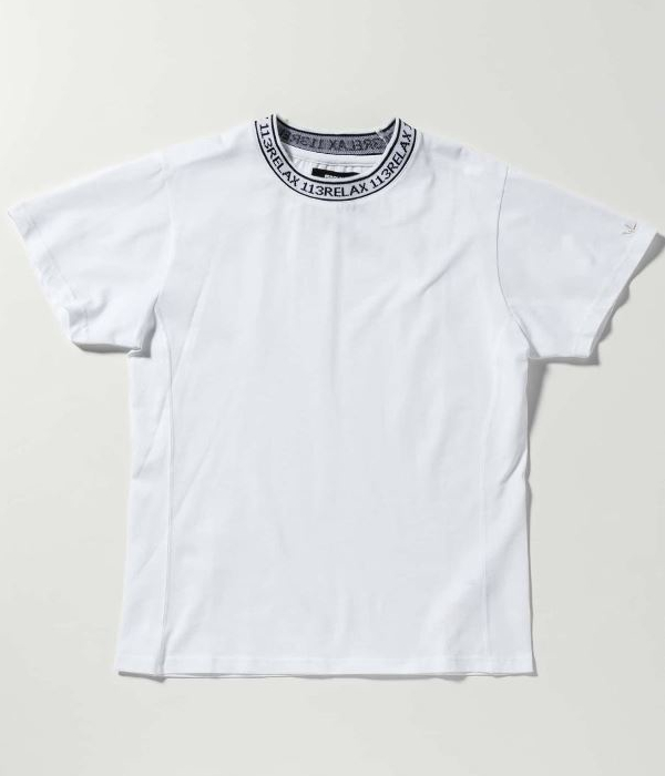 1PIU1UGUALE3 RELAX ネックロゴTシャツ メンズ 半袖 カットソー