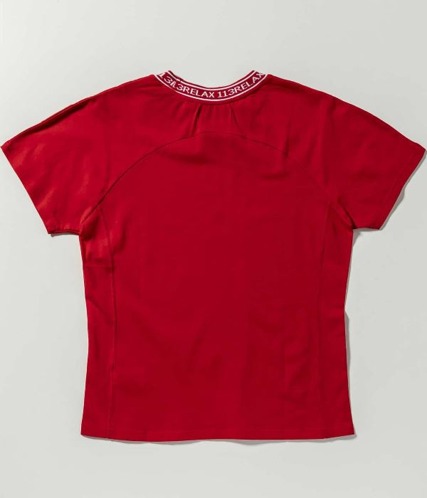 1PIU1UGUALE3 RELAX ネックロゴTシャツ メンズ 半袖 カットソー