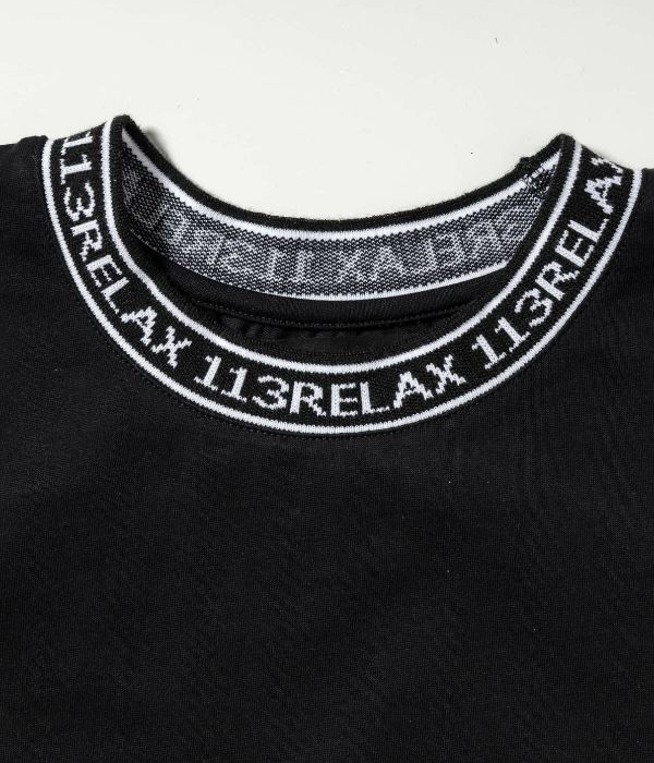 1piu1uguale3 半袖 Tシャツ カットソー 袖ロゴ クルーネック 1PIU1UGUALE3 RELAX ネックロゴTシャツ メンズ 半袖 カットソー