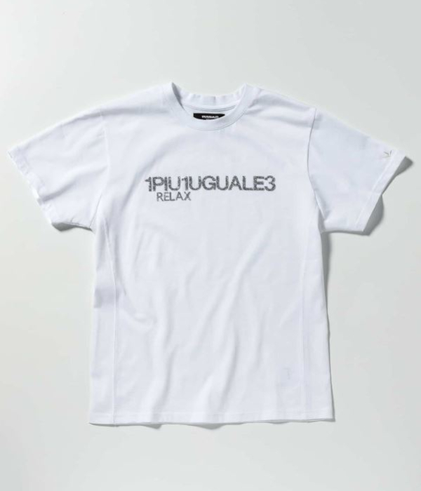 国内発送【1PIU1UGUALE3 RELAX】スパークリングロゴ半袖Tシャツ 1PIU1UGUALE3 RELAX スパークリングロゴTシャツ メンズ 半袖