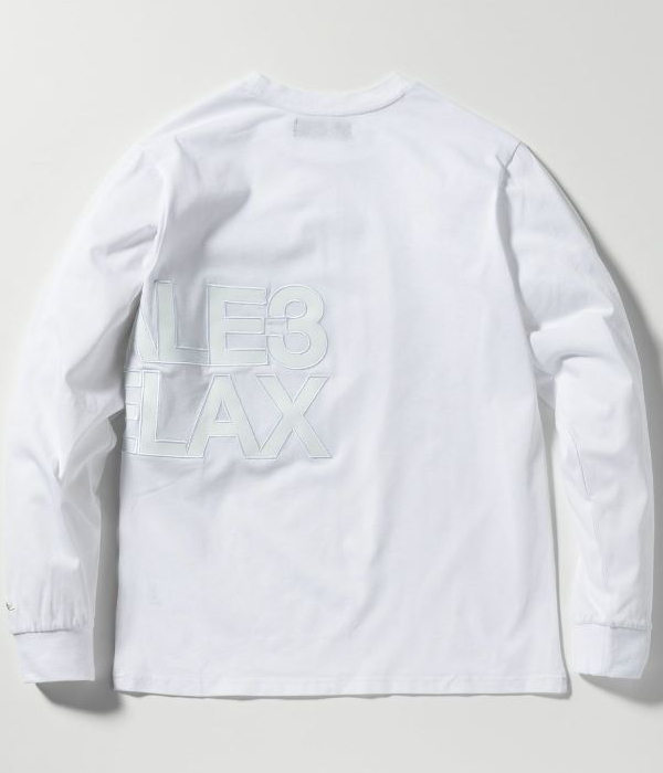 【高級感】1PIU1UGUALE3 RELAX フェイクレザーロゴロングTシャツ ウノ ピゥ ウノ ウグァーレ トレ リラックス 1PIU1UGUALE3 RELAX
