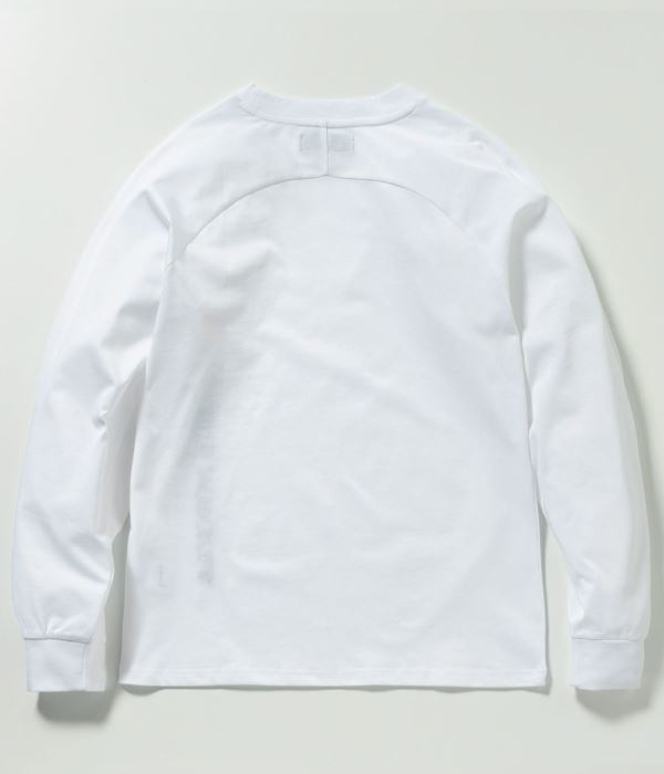 1PIU1UGUALE3 RELAX バーチカルエンブロイディーTシャツ メンズ