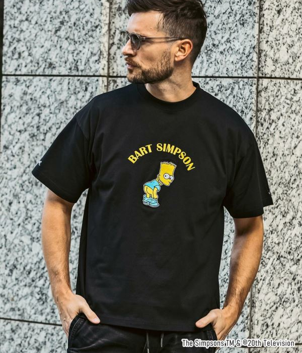 【1PIU1UGUALE3 RELAX】 The Simpsons シンプソン 半袖Tシャツ 1PIU1UGUALE3 RELAX The Simpsons Tシャツ メンズ 半袖