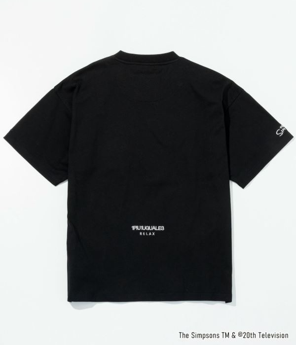 1PIU1UGUALE3 RELAX The Simpsons Tシャツ メンズ 半袖