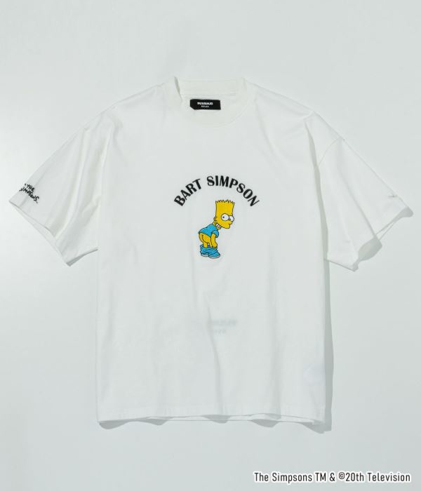 1PIU1UGUALE3 RELAX The Simpsons Tシャツ メンズ 半袖