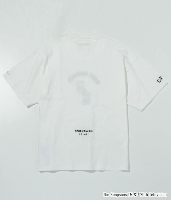 1PIU1UGUALE3 RELAX The Simpsons Tシャツ メンズ 半袖