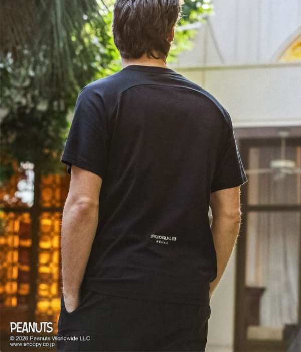 【スヌーピー】ジョー・クール半袖Tシャツ メンズ カットソー 1PIU1UGUALE3 RELAX カジュアル スポーツ ストリート ウノピゥウノウグァーレトレ リラックス | 1PIU1UGUALE3 RELAX | 12