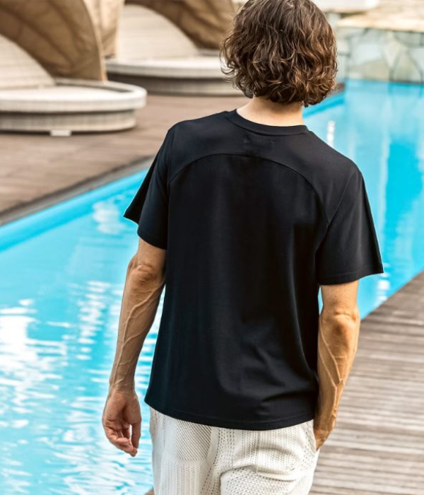 グラデーションラインストーンロゴTシャツ メンズ 半袖 1PIU1UGUALE3 RELAX カットソー カジュアル スポーツ ウノピゥウノウグァーレトレ リラックス | 1PIU1UGUALE3 RELAX | 05