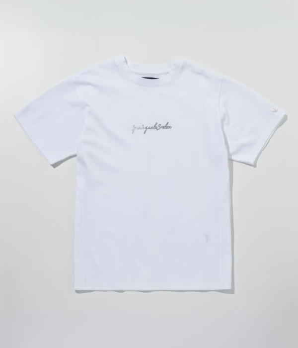 グラデーションラインストーンロゴTシャツ メンズ 半袖 1PIU1UGUALE3 RELAX カットソー カジュアル スポーツ ウノピゥウノウグァーレトレ リラックス | 1PIU1UGUALE3 RELAX | 01