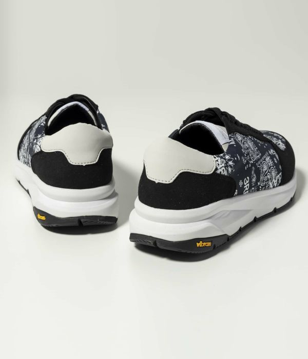 1PIU1UGUALE3 RELAX ペイズリー柄スニーカー 靴 ローカット カジュアル