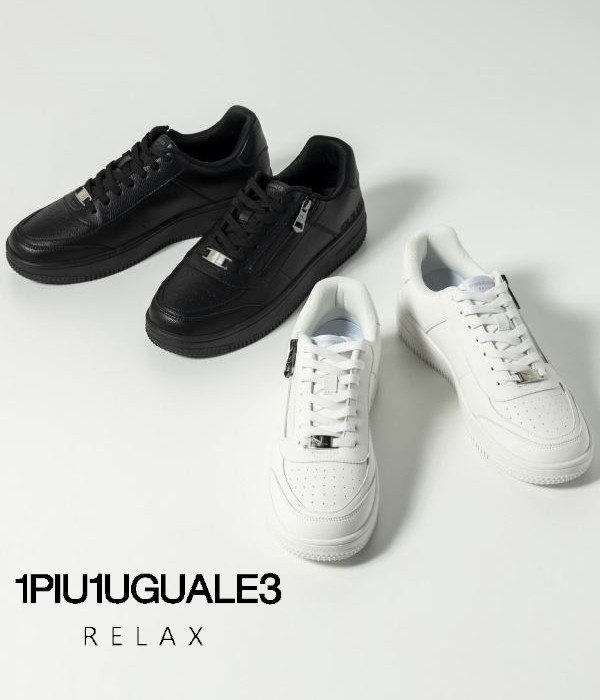注目■1PIU1UGUALE3 RELAX■人気 ミニロゴロースニーカー 国内発 1PIU1UGUALE3 RELAX ミニロゴロースニーカー メンズ シューズ 靴