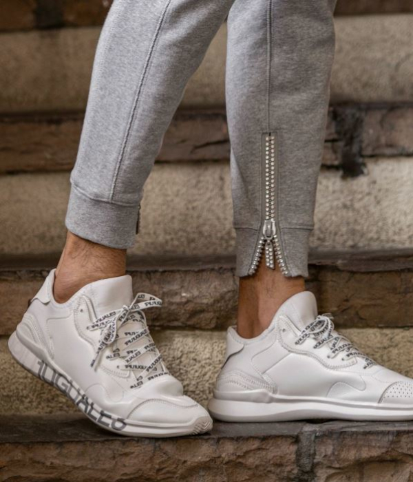 1PIU1UGUALE3 RELAX グラデーションロゴスニーカー メンズ 靴