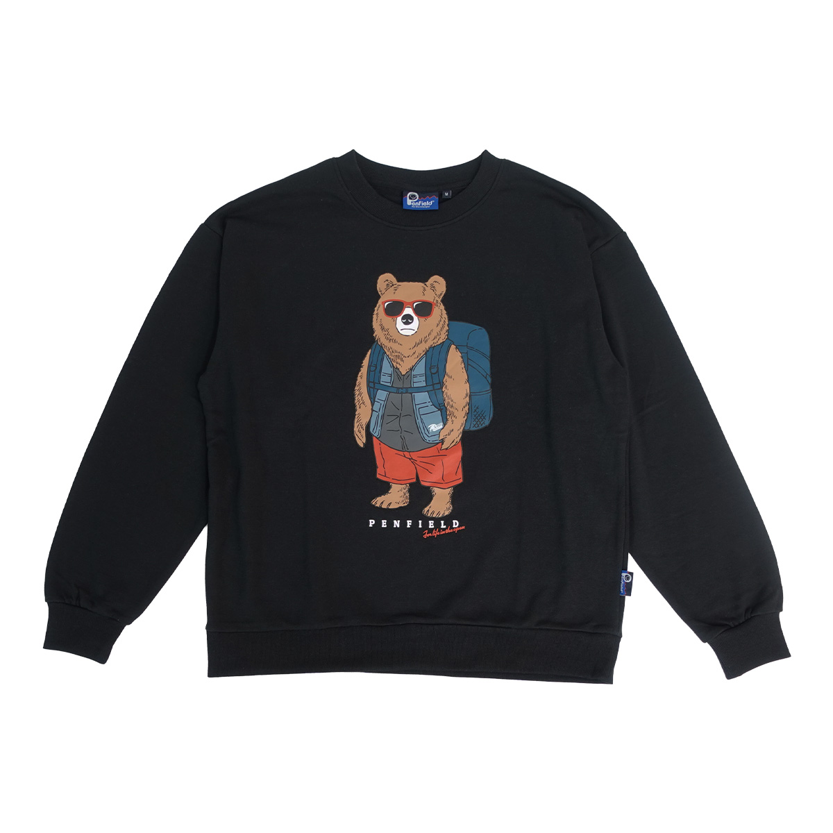 PEN FIELD（ペンフィールド） トレーナー 長袖 メンズ クマ プリント