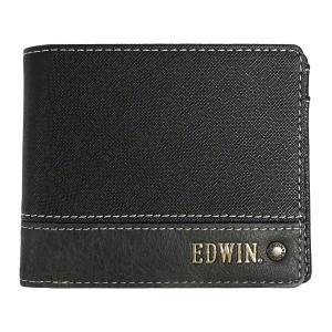 エドウイン EDWIN 財布 サイフ 二つ折財布 メンズ レディース 合成皮革 カード収納 プレゼン...