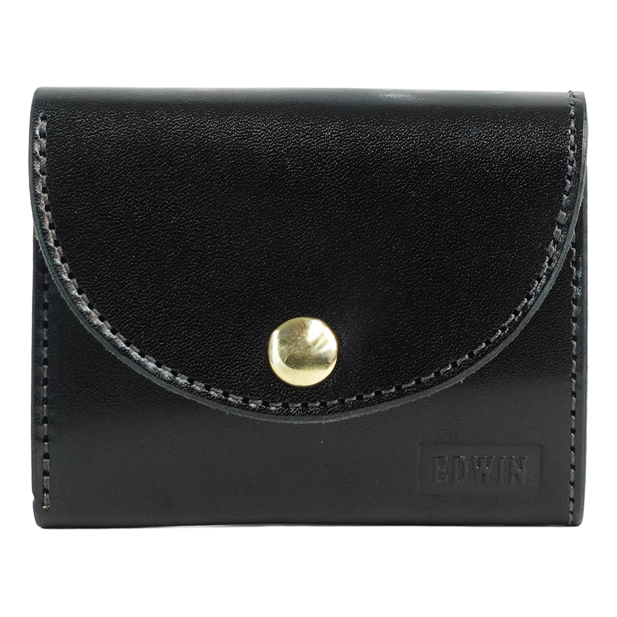 エドウイン EDWIN 22269330 財布 サイフ 三つ折財布 日本製 小型 折財布 メンズ レディース 本革 牛革 栃木レザー 箱付き 小銭収納 札入れ カード収納 プレゼント ギフト EDWIN（エドウィン） エドウイン 財布 サイフ 三つ折財布 小型 折財布