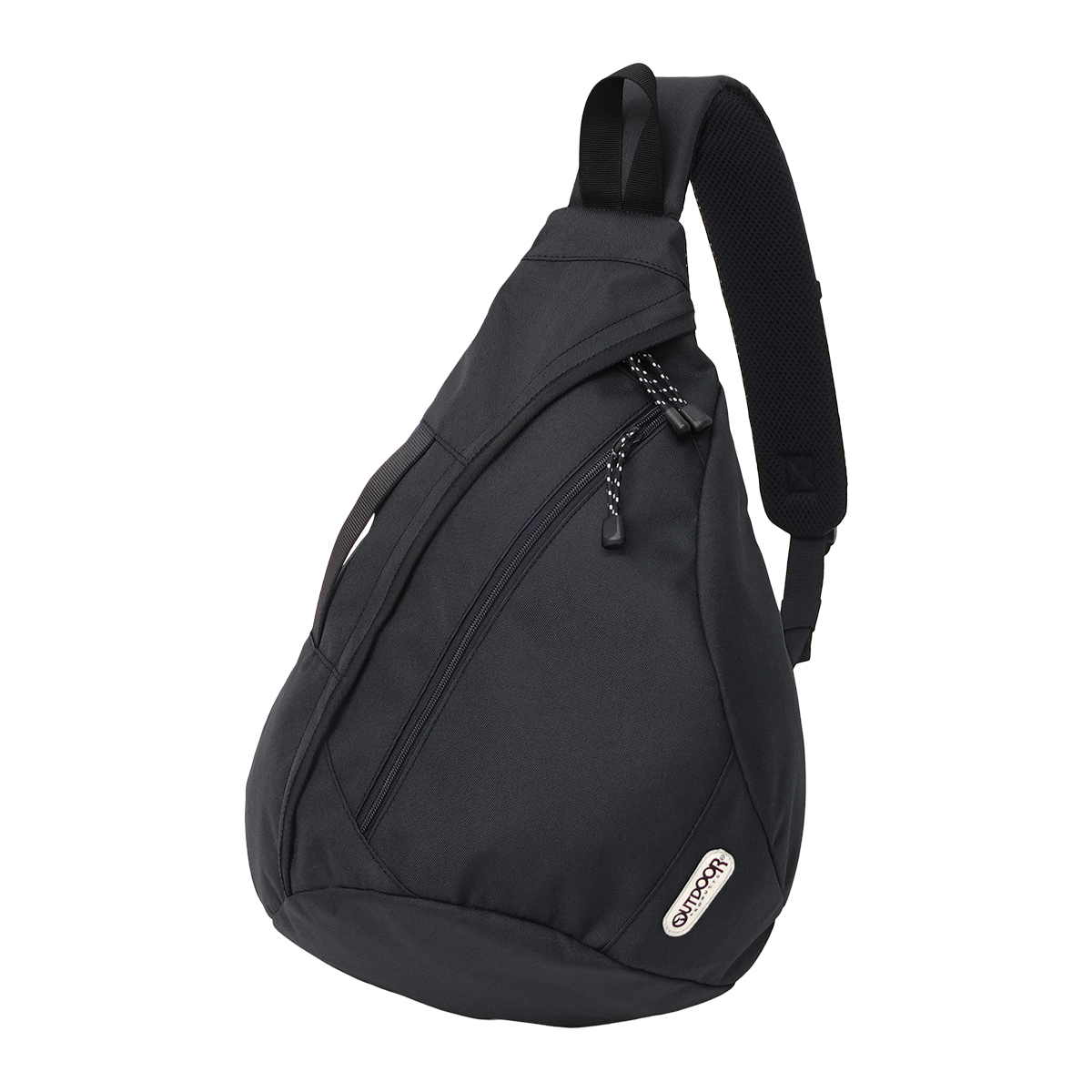 匿名配送　メンズ　アウトドアプロダクツ　ショルダーバッグ ラフ　ブラック[ OUTDOOR PRODUCTS アウトドア プロダクツ ラフ コンパクト