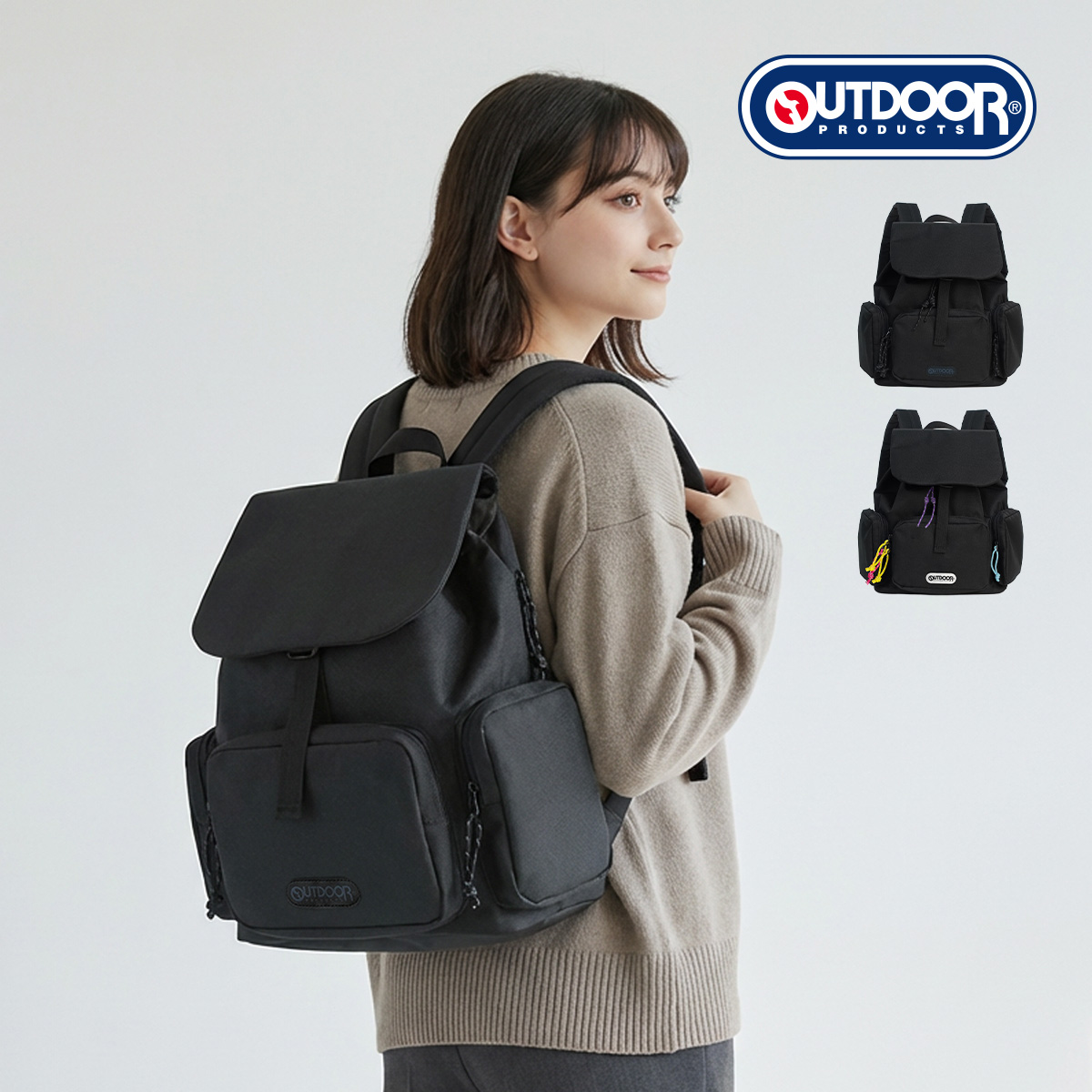 Trip Summer 倖田來未 リュック３個セット フラップ トリプルポケット PRODUCTS（アウトドアプロダクツ） OUTDOOR オマケ有 ミュージシャン