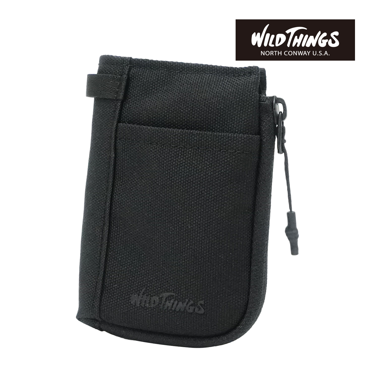 WILD MANS ブラック 三つ折り財布 WILD THINGS（ワイルドシングス） 財布 WT-380-3410 マルチウォレット