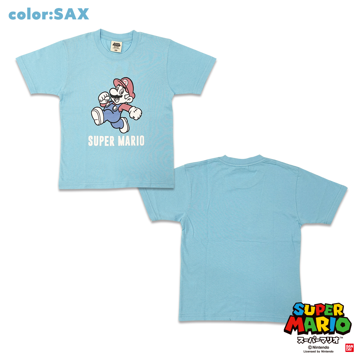 任天堂（Nintendo） スーパーマリオ 子供服 キッズ Tシャツ KIDS
