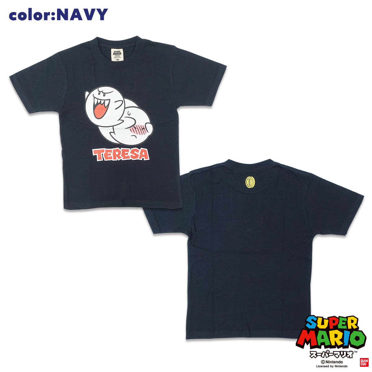 任天堂 スーパーマリオ 子供服 キッズ Tシャツ KIDS テレサ フェイス  