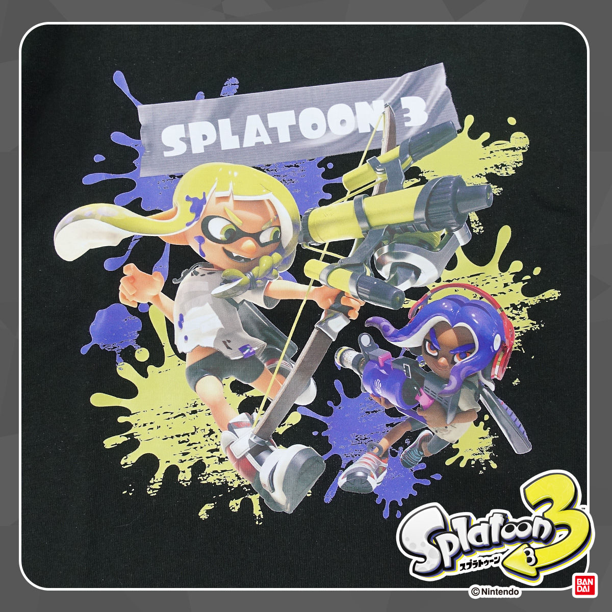 任天堂 スプラトゥーン3 Splatoon3 Tシャツ 半袖 グッズ メンズ