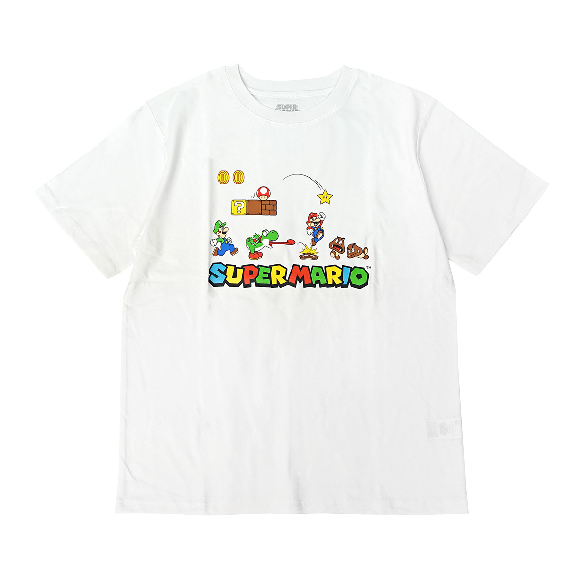 任天堂（Nintendo） スーパーマリオ メンズ レディース Tシャツ マリオ