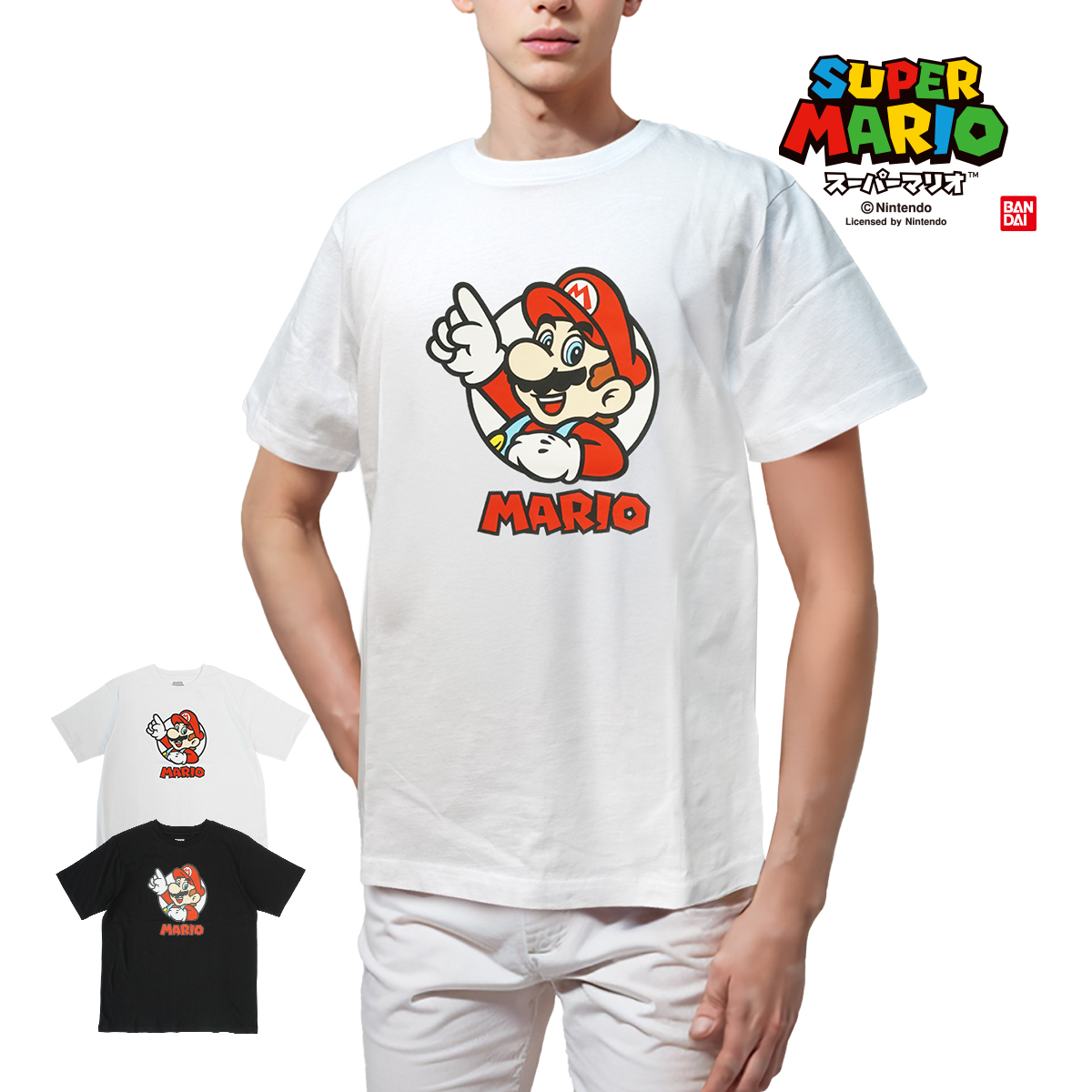 新品　タグ付き未使用ジェラー　スーパーマリオ　半袖　tシャツ　マリオ　限定　完売 22863239.jpg