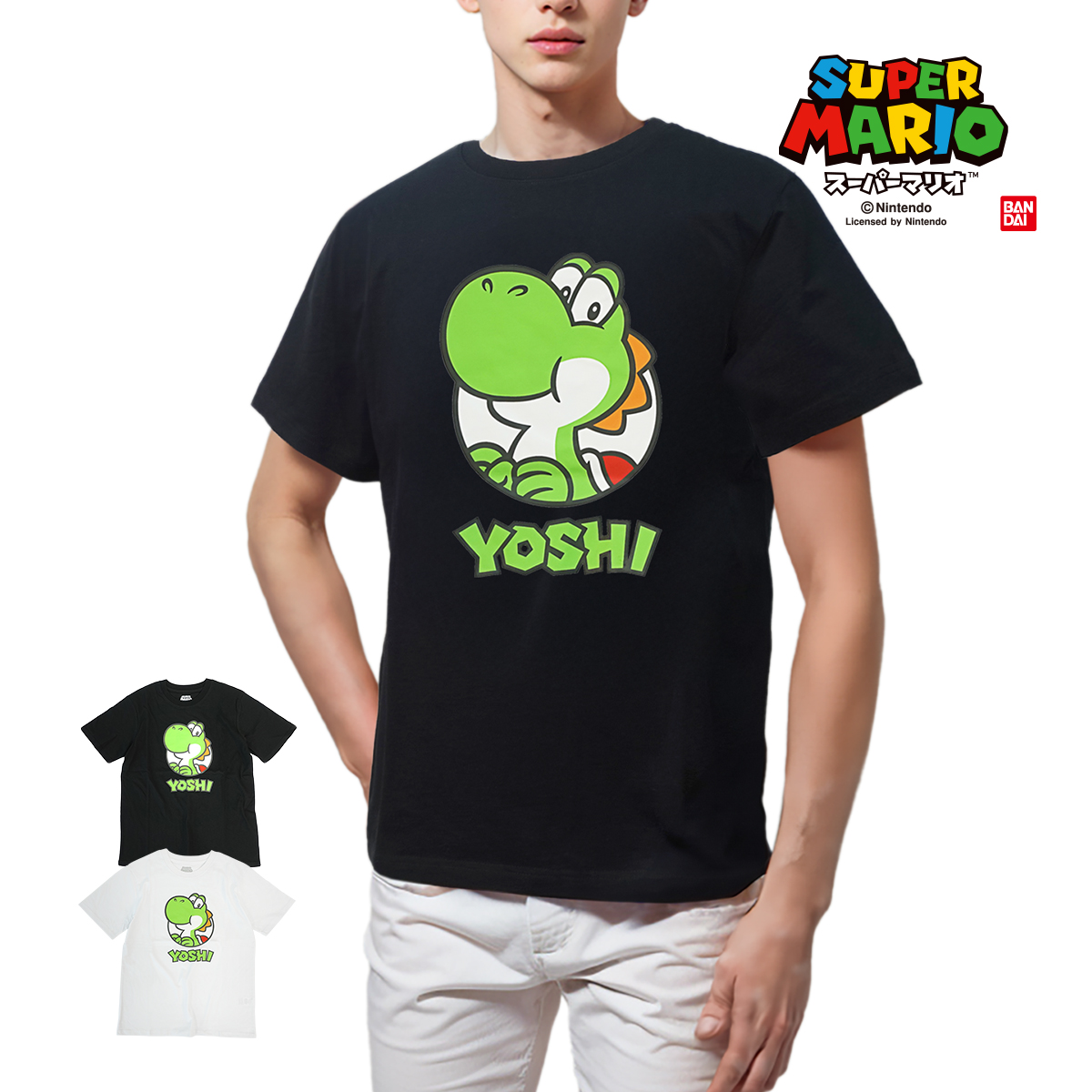超稀少　スーパーマリオ 限定　UNISEX キャラクターTシャツ　未使用　半袖 22863240.jpg