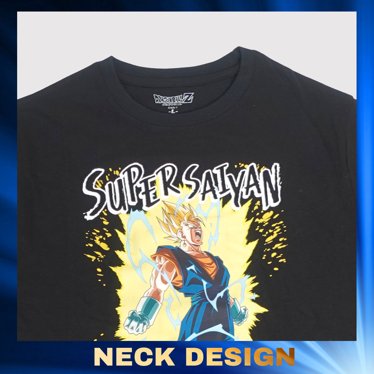 ドラゴンボール Z Tシャツ 超ベジット 半袖 黒 白 ブラック