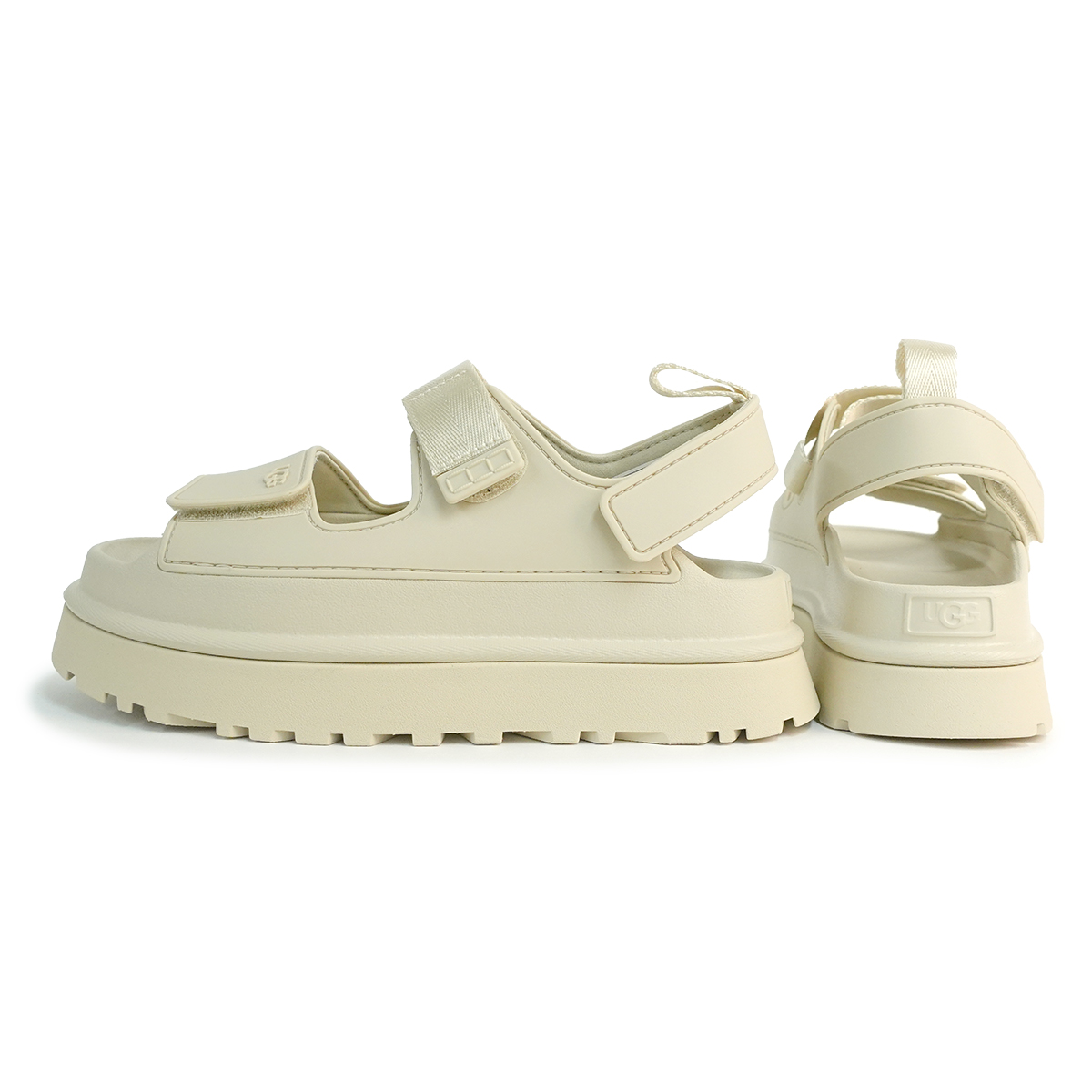 UGG ベージュ サンダル ベルクロ UGG Australia (SALE)UGG(アグ)サンダル クロッグ シューズ