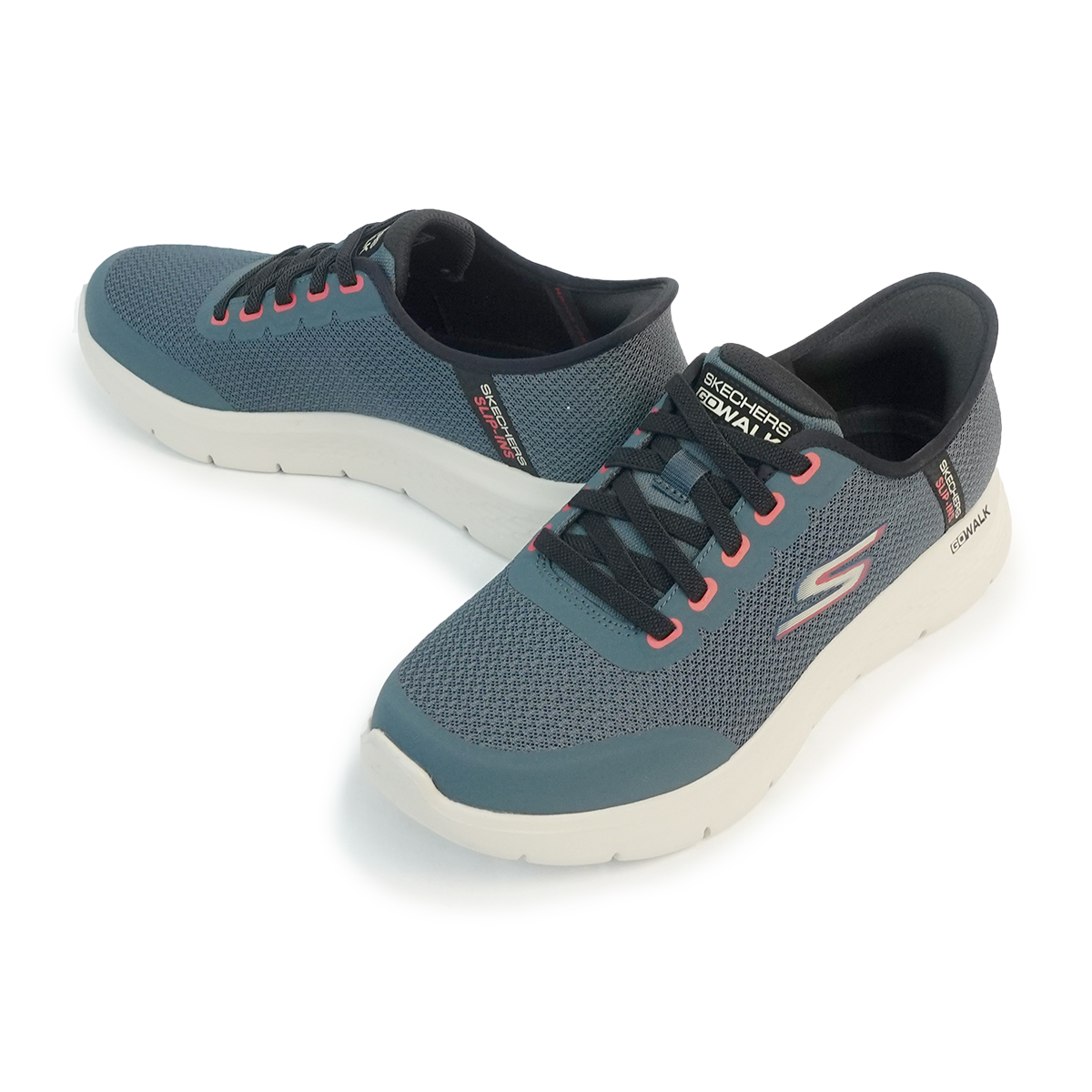 SKECHERS スケッチャーズ スリップインズ ハンズフリー スニーカー スリッポン ゴー ウォーク フレックス 216332 SLT スレート  GO WALK FLEX SKECHERS（スケッチャーズ） スリップインズ ハンズフリー スニーカー