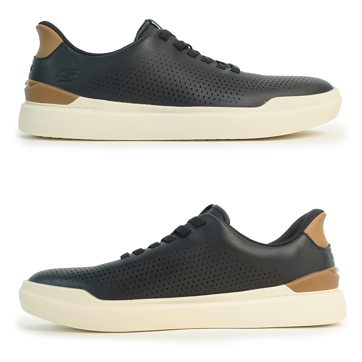 SKECHERS スケッチャーズ スリップインズ ハンズフリー スニーカー スリッポン オーウェン コンネル OWEN-CONNELL 205625 BRN ブラウン SKECHERS（スケッチャーズ） スリップインズ ハンズフリー スニーカー