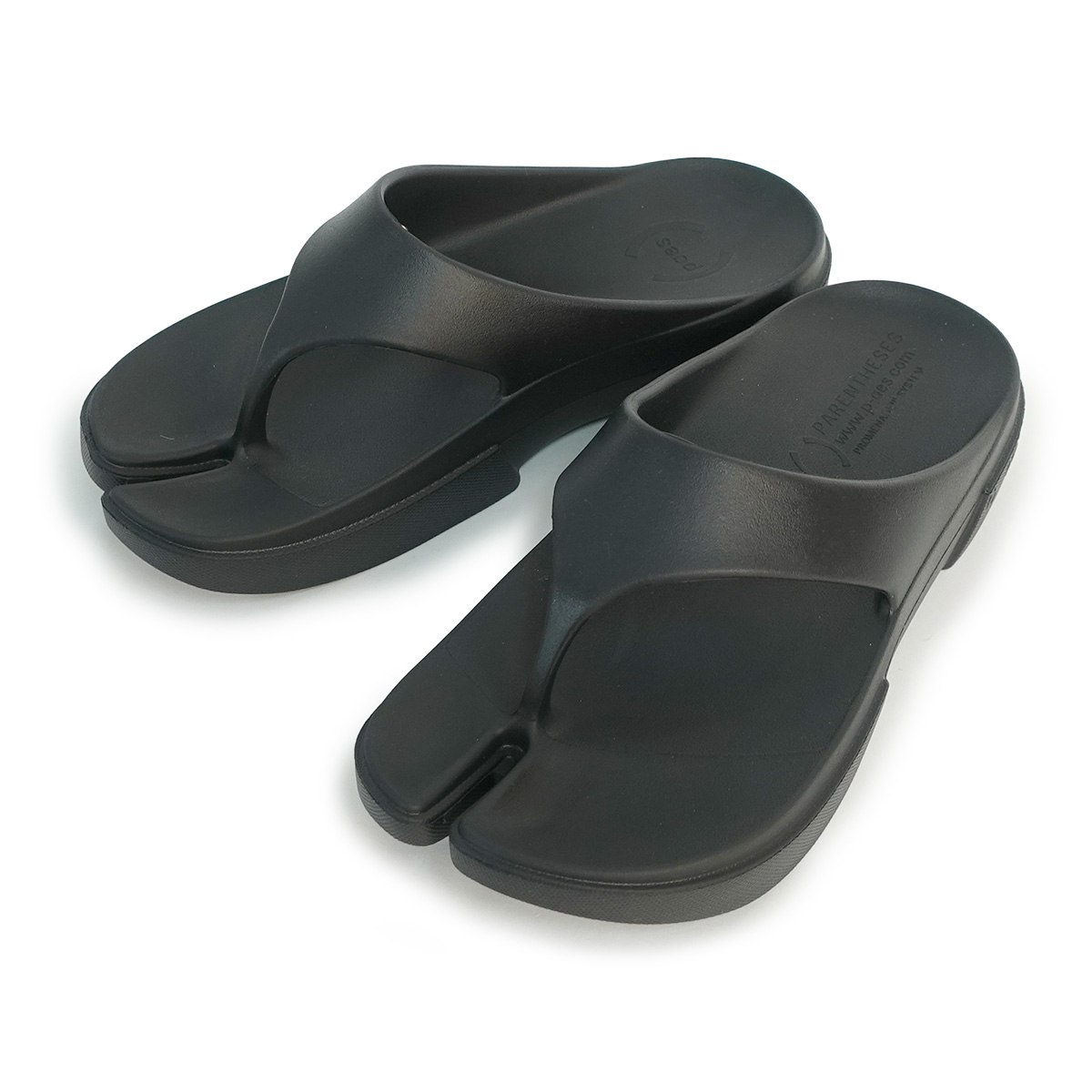 PAES ペイズ リカバリーサンダル ブラック 25cm PAES ペイズ リカバリーサンダル 01 FlipFlop メンズ レディース