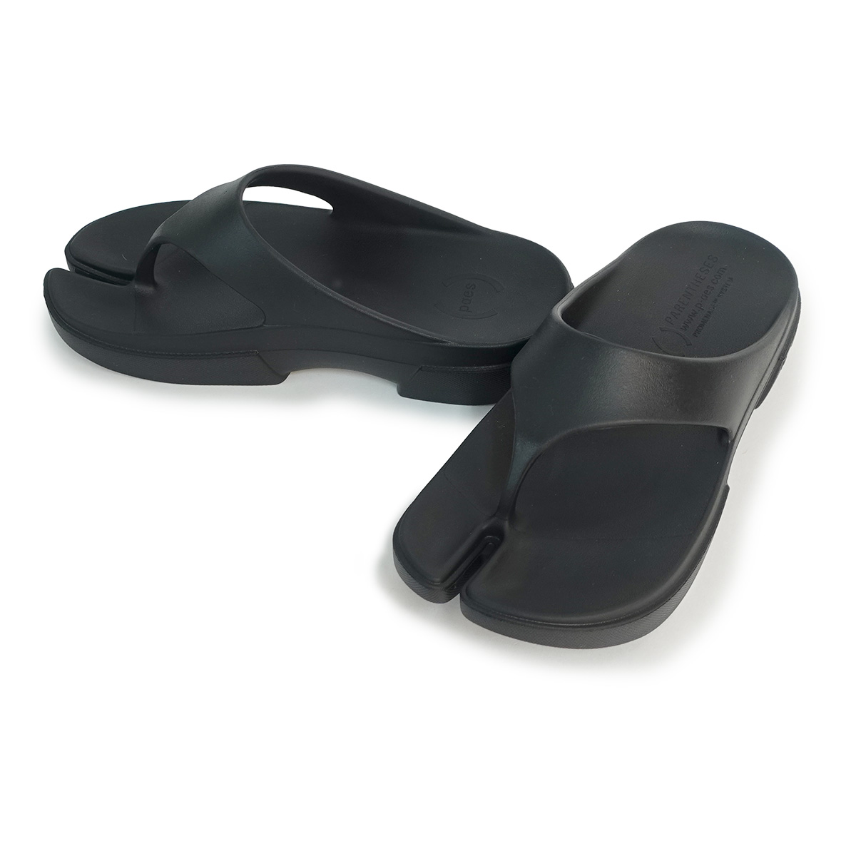 PAES ペイズ リカバリーサンダル ブラック 25cm PAES ペイズ リカバリーサンダル 01 FlipFlop メンズ レディース