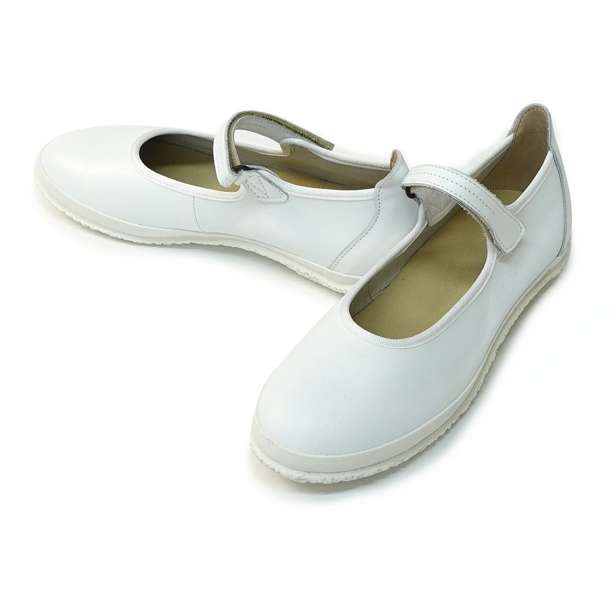 スピングルムーブ SPINGLE MOVE スピングルムーヴ   レディース SPM-1812 ホワイト ストラップシューズ フラットシューズ SPINGLE（スピングル） スピングルムーブ SPINGLE MOVE スピングル