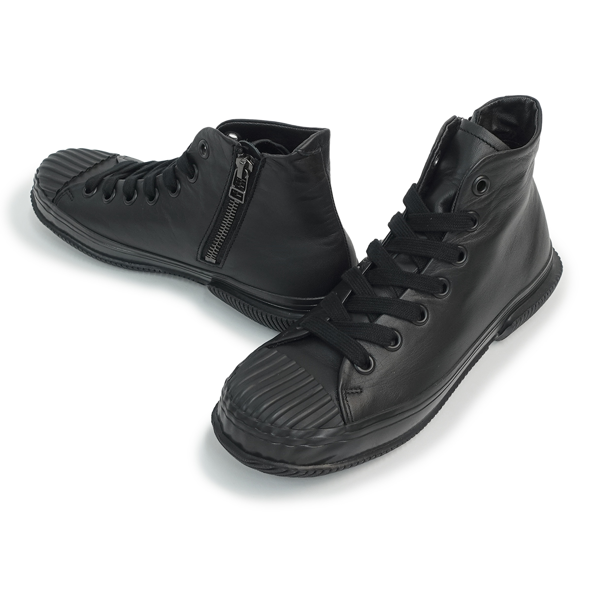 スピングル SPINGLE スニーカー レディース SP-1817 ブラック ハイカット 牛革 スピングルムーブ SPINGLE MOVE SPINGLE（スピングル） スニーカー レディース SP-1817 ブラック