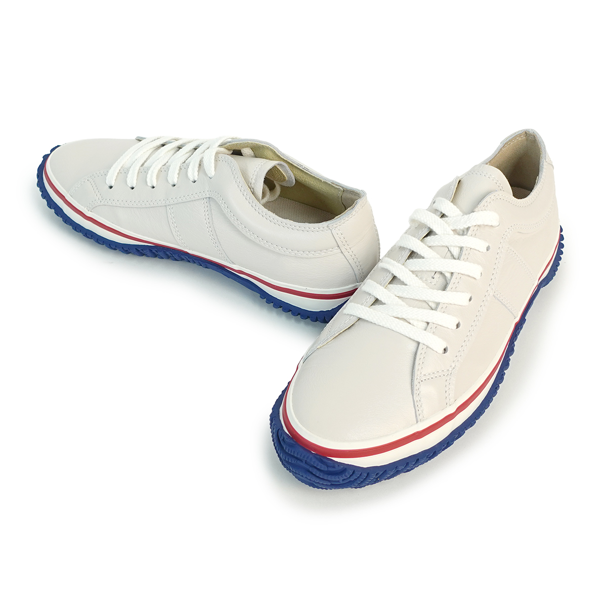 SPINGLE スピングル スニーカー メンズ レディース ローカット SP-1066 Ivory アイボリー カンガルーレザー 日本製 スピングルムーブ 広島 SPINGLE（スピングル） スニーカー メンズ レディース ローカット SP