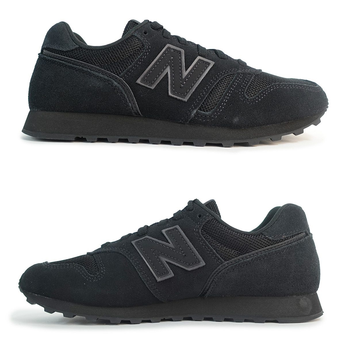 New Balance ブラック スニーカー New Balance（ニューバランス） スニーカー 373 メンズ レディース