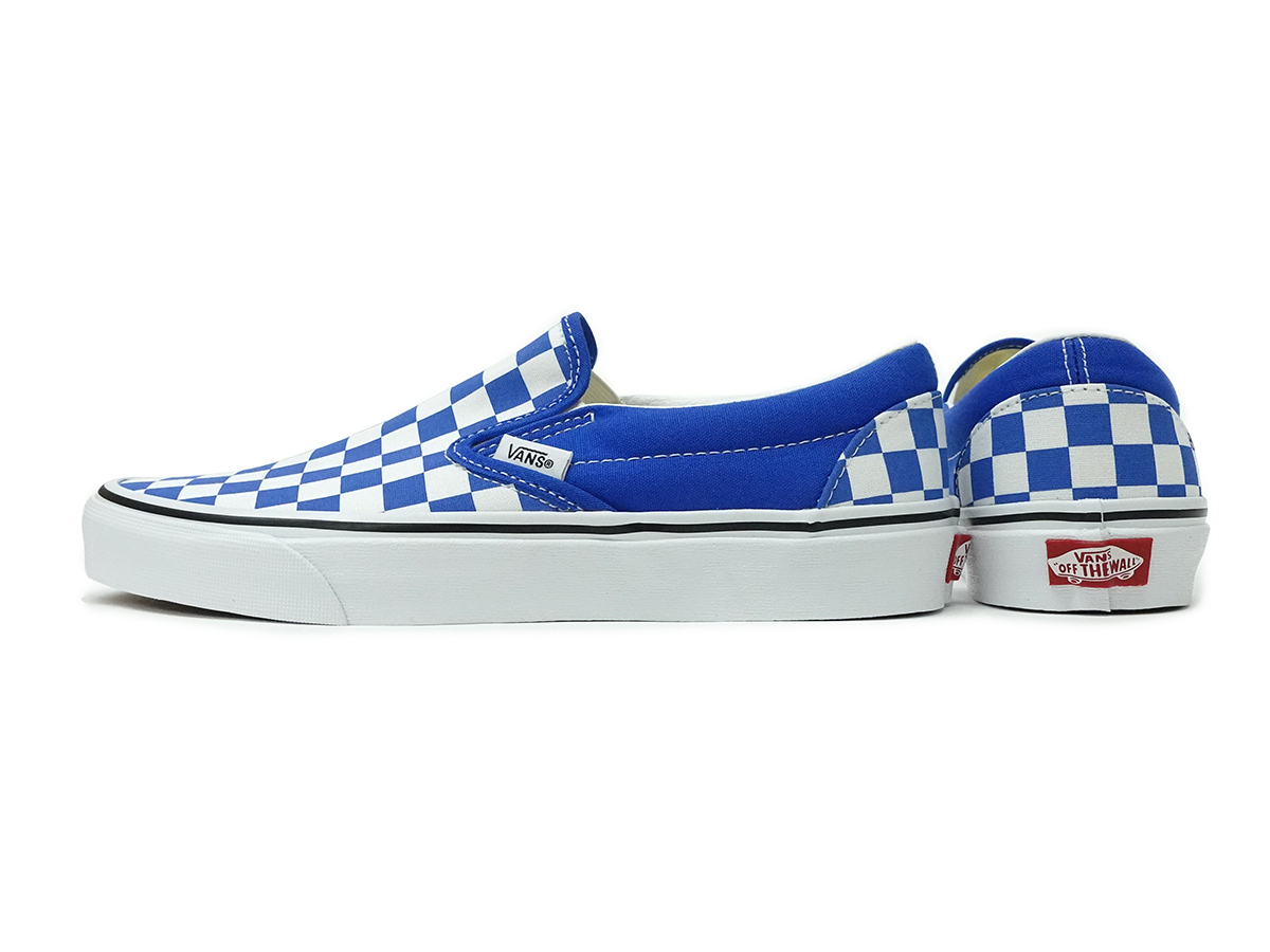 [VANS] スリッポン SLIP-ON チェッカーボード ダスティブルー VANS バンズ スニーカー CLASSIC SLIP-ON COLOR THEORY