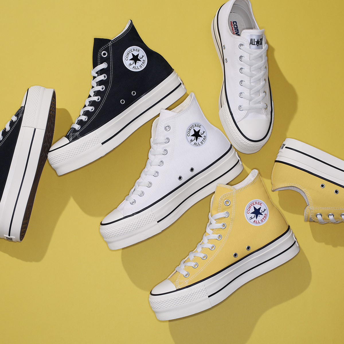 コンバース CONVERSE スニーカー 厚底 ハイカット メンズ レディース