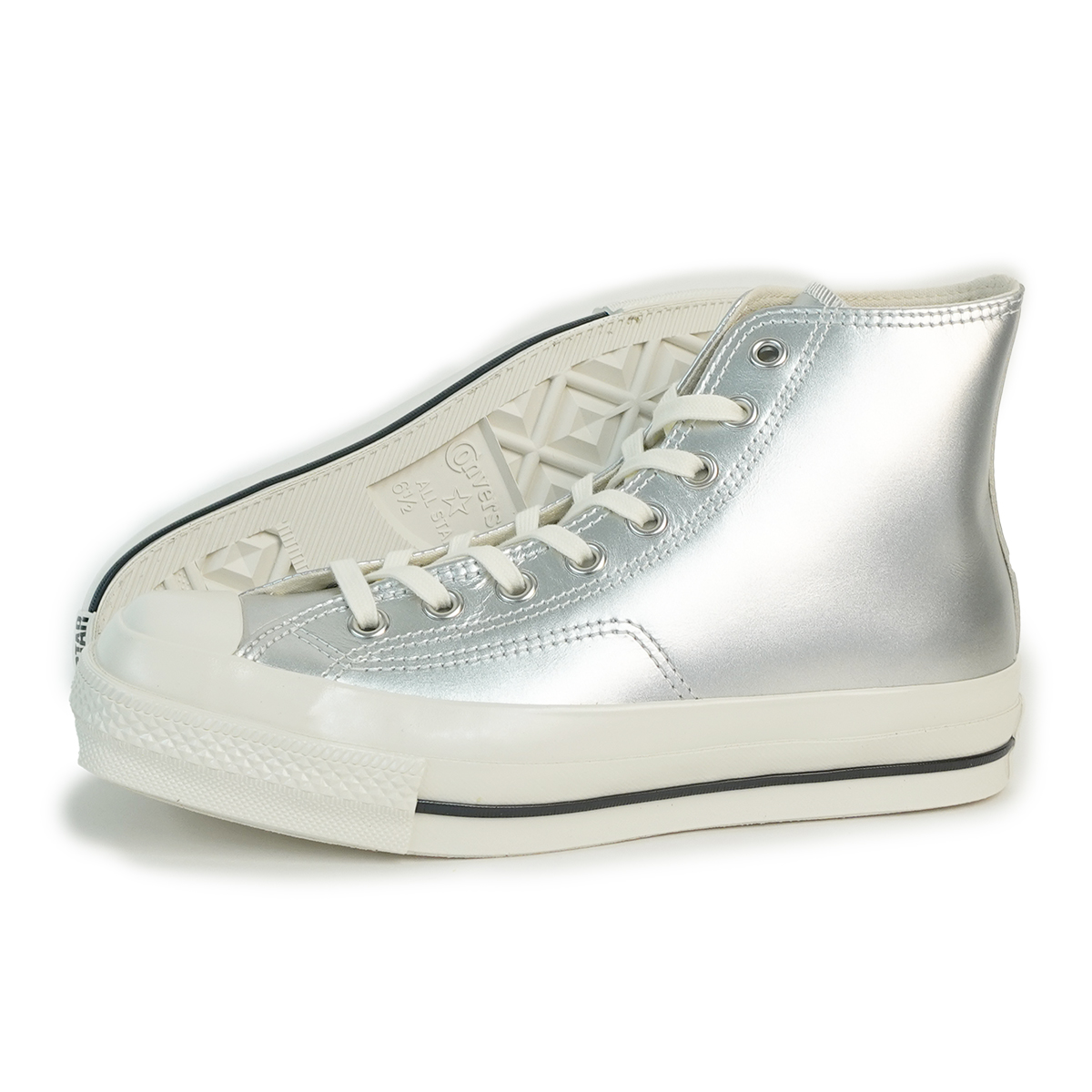 Converse シルバー ハイカットスニーカー CONVERSE コンバース スニーカー メンズ レディース ハイカット